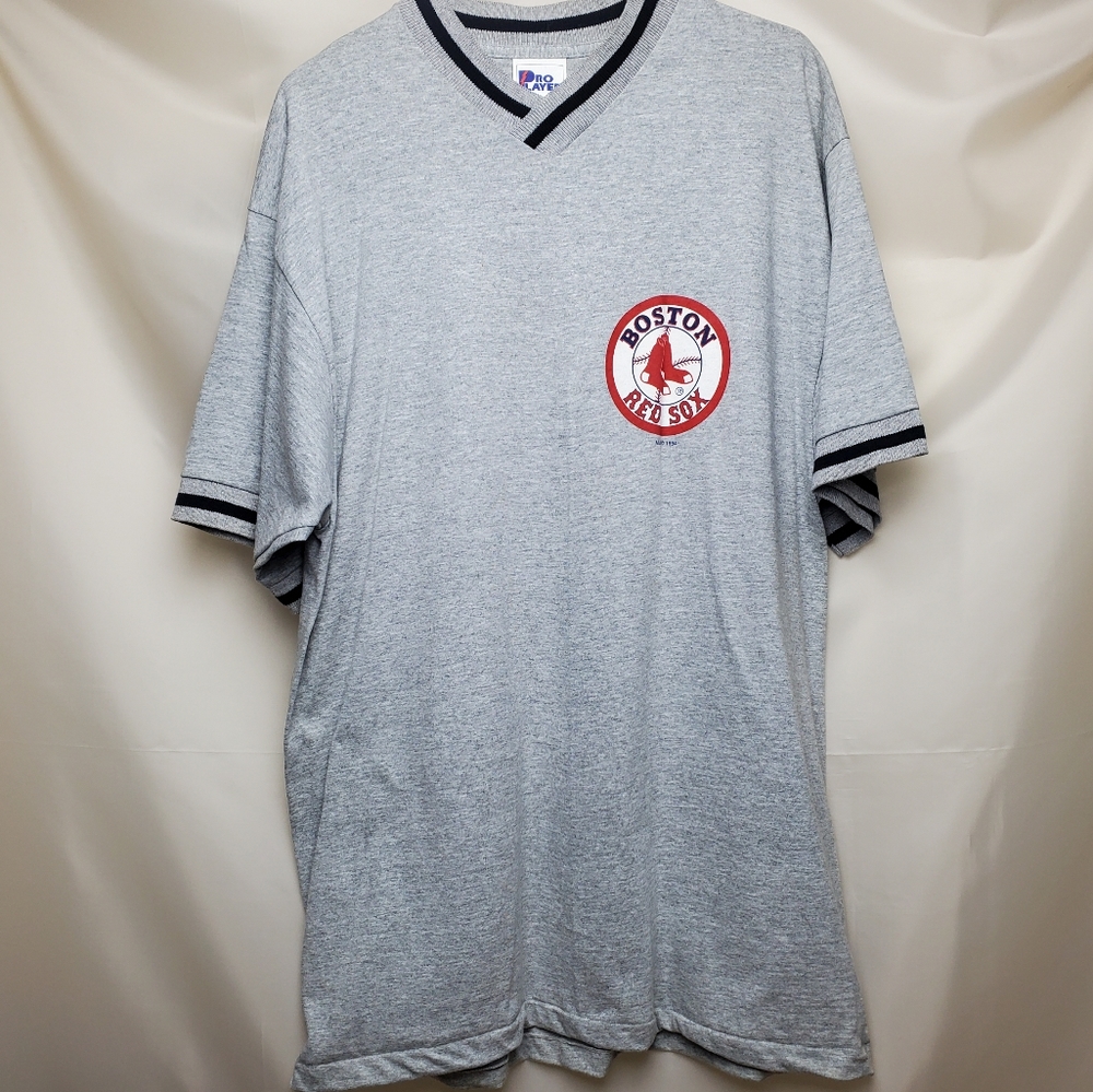 1994 Vtg Pro Player Boston Red Sox V-neck T-shirt